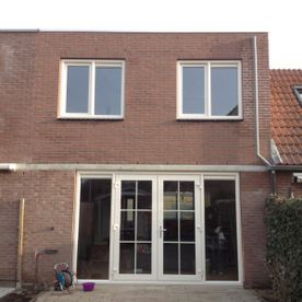 Verbouwing achterkant huis