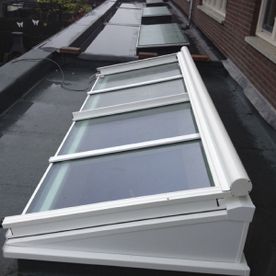 Verbouwing dakkapel bovenop huis