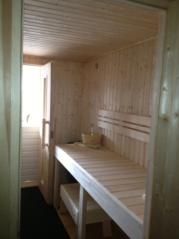 Verbouwing sauna