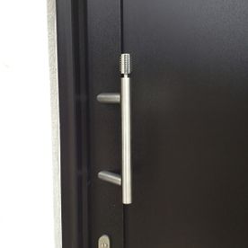 Zwarte moderne deur